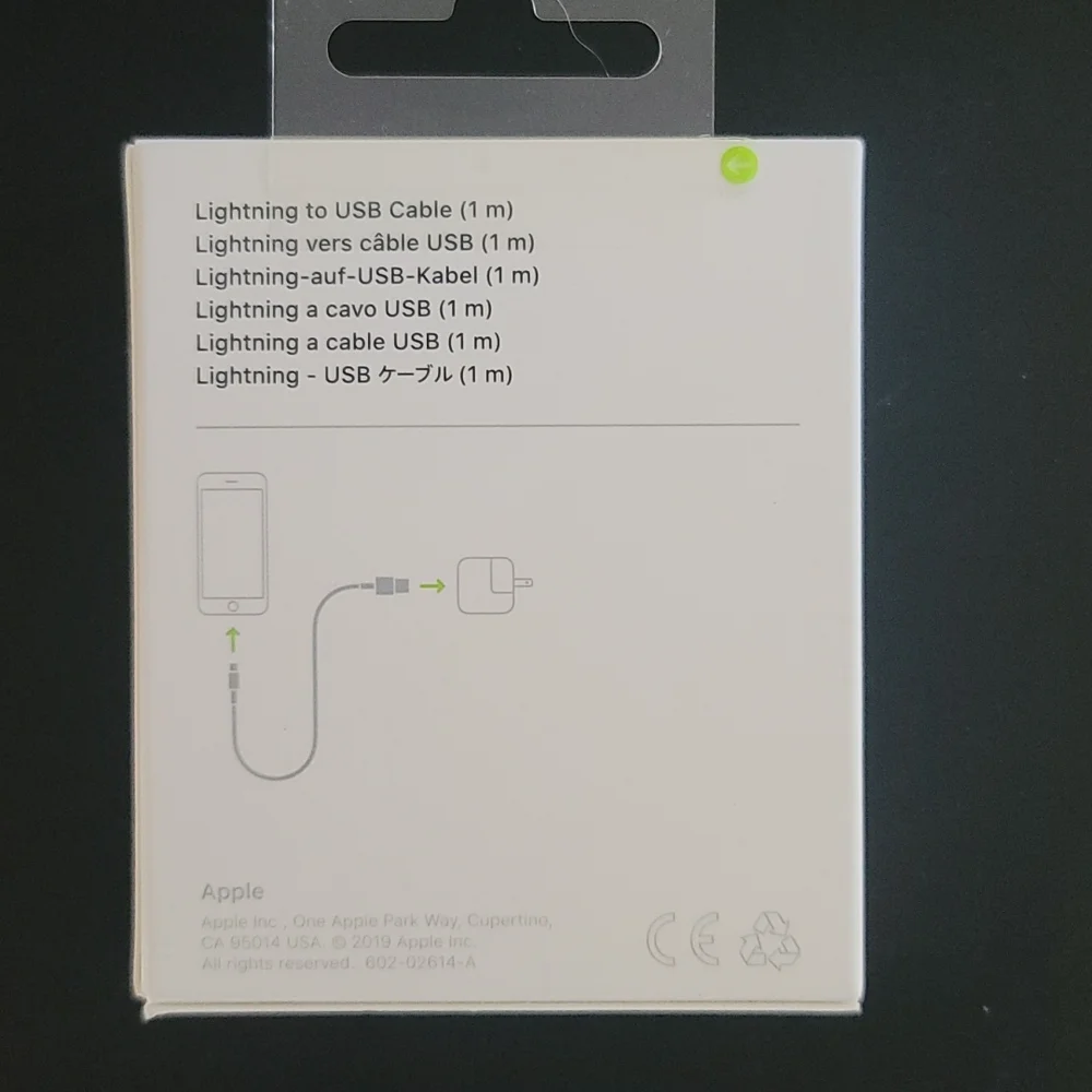 Apple- Lightning to USB Charger (1m)